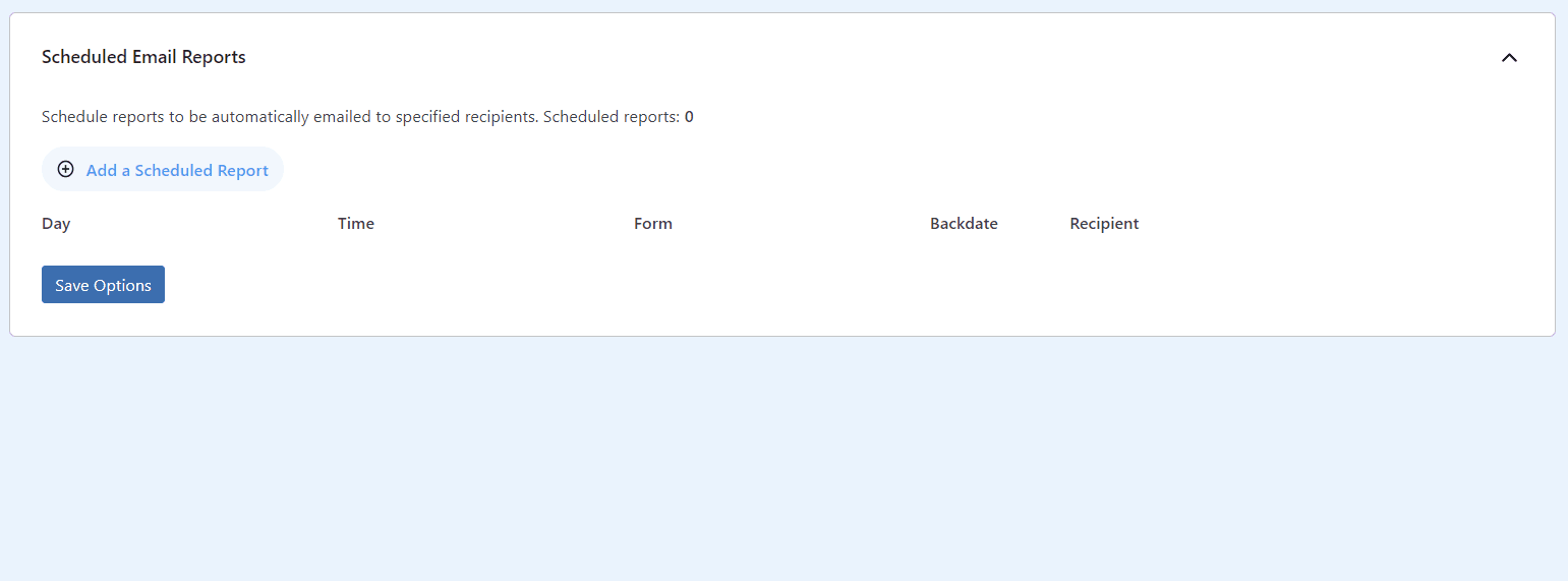 Entry Reports Pro for Gravity Forms Scheduled Reports