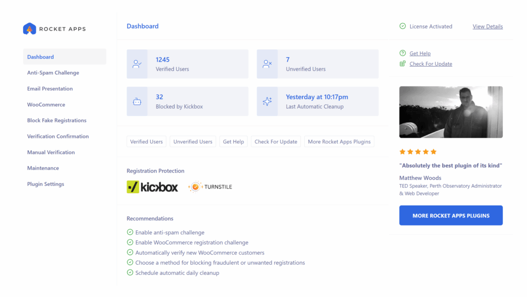 New User Verification