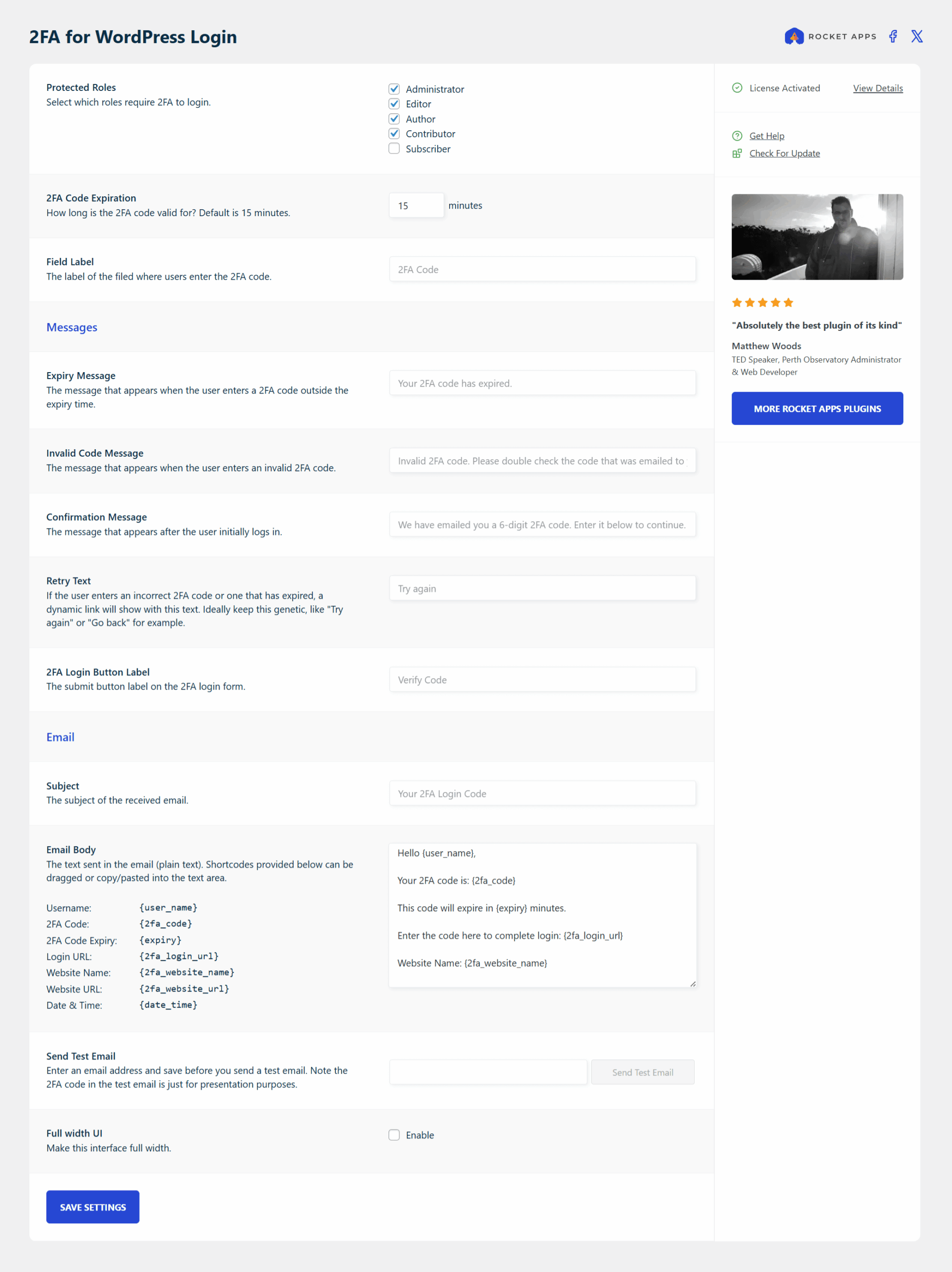 2FA for WordPress Login