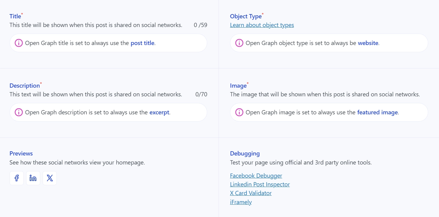 Achieve precise social visibility with control over how your WordPress content appears on social platforms. - Automation