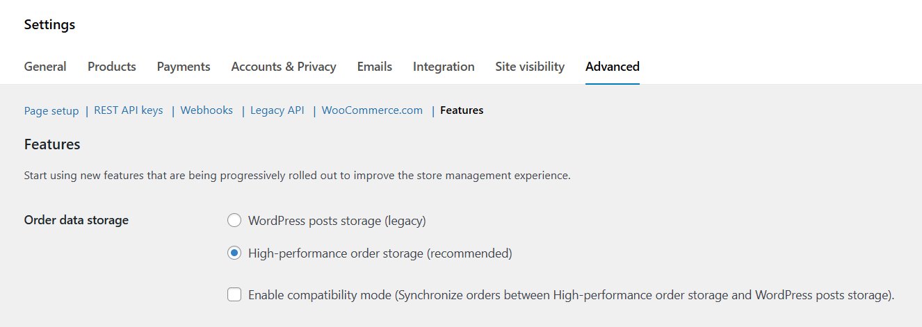 WooCommerce HPOS