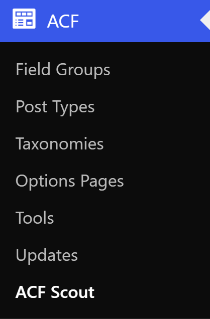 ACF Dev Tools